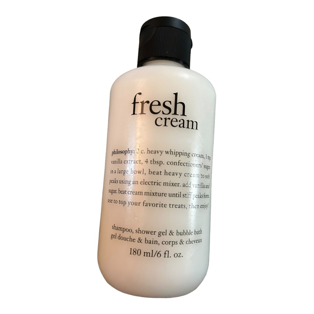Philosophy Fresh Cream Shampoo, Bath & Shower Gel 6 fl oz